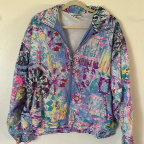 Sergio Tacchini Jackets & Blazers - Vintage Sergio tacchini windbreaker 80s 90s funky tennis ((E-24)